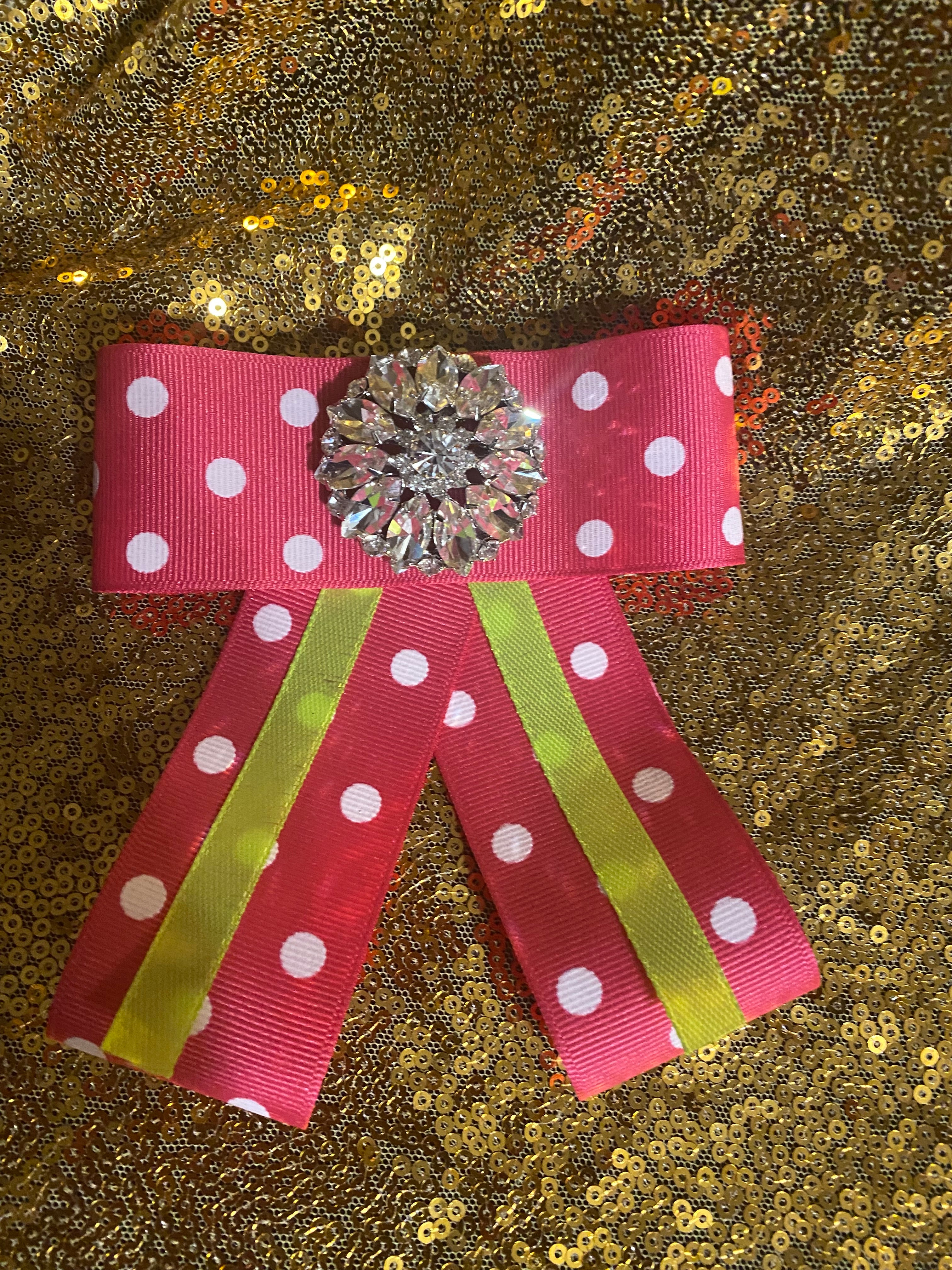 I Am Bold! Mommy's Hot Pink & Neon BowTie