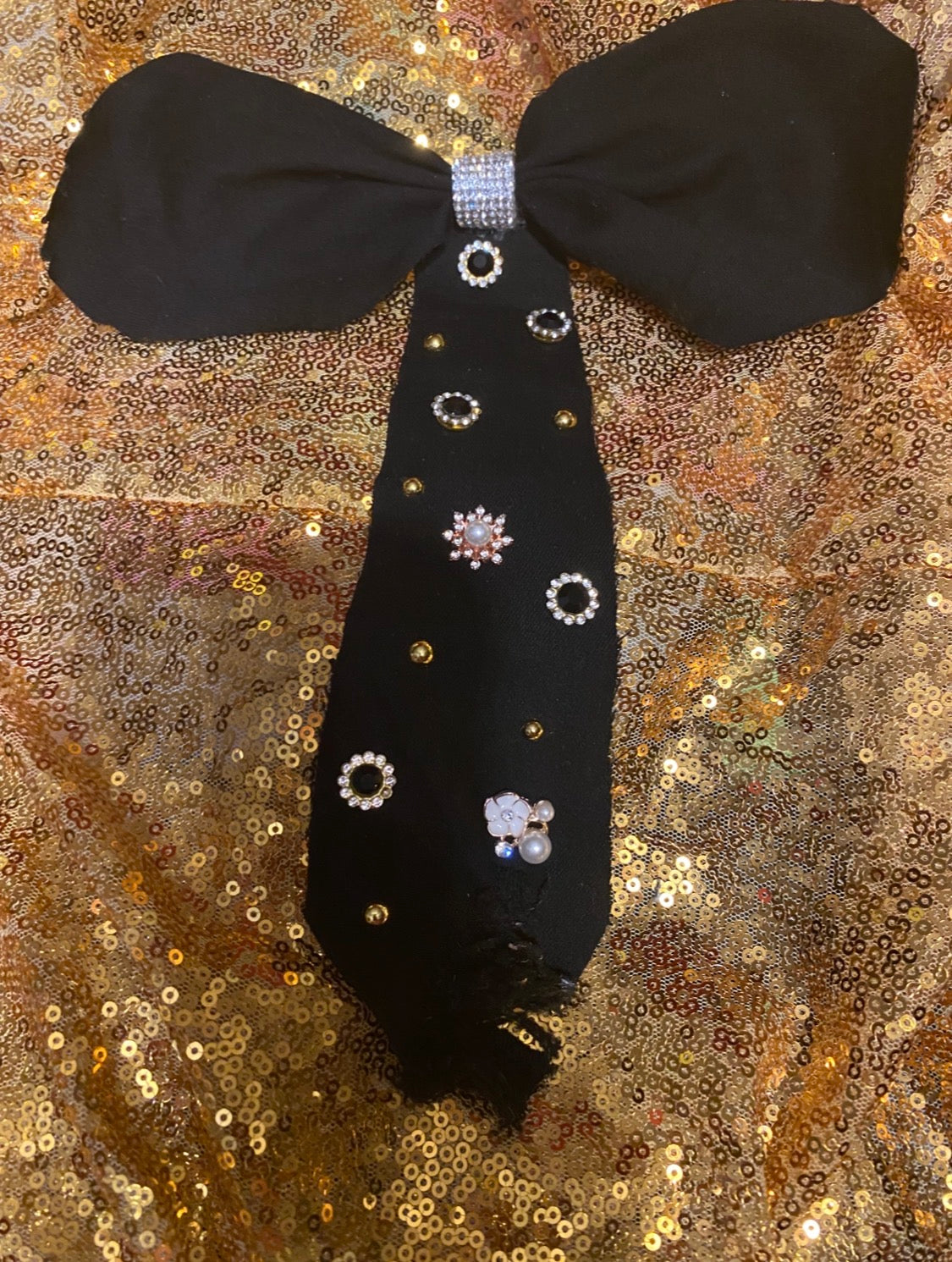 Bold Bling Girls Custom made bowtie